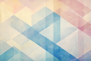 Fototapeta premium Abstract Geometric Pattern with Pastel Colors