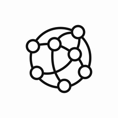 network connection icon sign vector