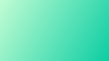 A simple yet elegant gradient background in soft turquoise green. This abstract design is perfect for presentations, websites, and social media posts. 
