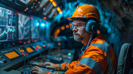 Operators manage the production flow in the factory