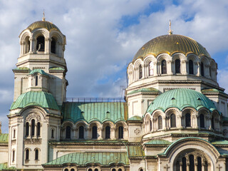 Fototapeta premium Cathedral Saint Alexander Nevski in Sofia, Bulgaria