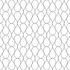 Seamless lattice trellis pattern with teardrop shaped  pattern