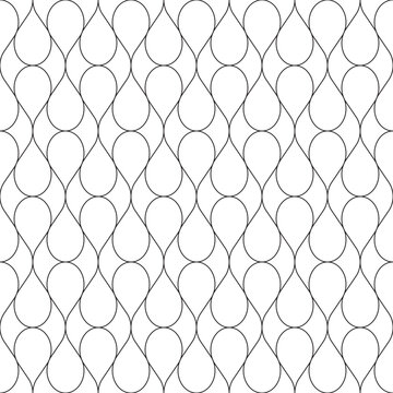 Seamless lattice trellis pattern with teardrop shaped  pattern