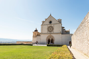 Religious Architecture of The Basilica of Saint Francis of Assisi (Basilica di San Francesco d’Assisi) in Umbria, Perugia Province, Italy. (Part I).