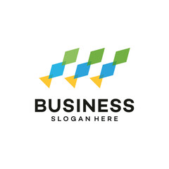 abstract arrow logo icon.vector design template