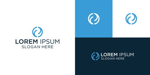 FF letter initial logo design vector template