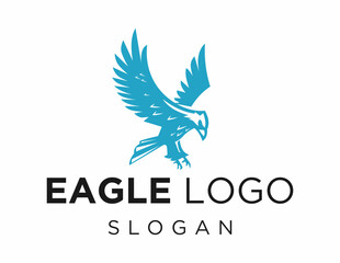 Logo about Eagle on a white background. created using the CorelDraw application.
