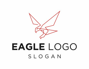 Logo about Eagle on a white background. created using the CorelDraw application.