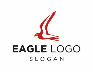 Logo about Eagle on a white background. created using the CorelDraw application.