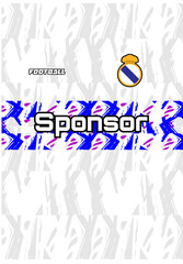 abstract pattern design for sport team jersey