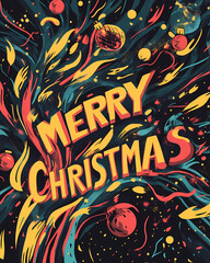 Christmas, Merry Christmas, Postcard, card, Santa Claus,