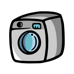 Laundry and Wash vector cartoon