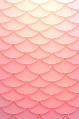 Pink scales pattern abstract background. Design for wallpaper, textile. 3D render illustration. Beauty and fashion concept. Flower petals texture. Snake or dragon scaly skin