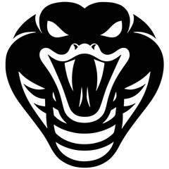 Cobra snake silhouette