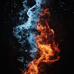 Dynamic Fusion of Water and Fire Elements