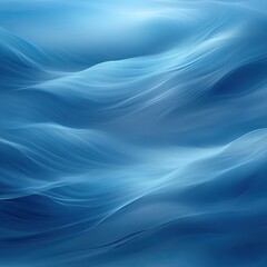 Fototapeta premium Serene Blue Waves Abstract Background for Creative Projects