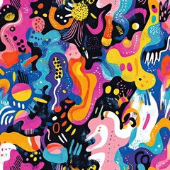 Vibrant Abstract Colorful Patterns for Creative Projects