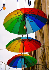 Umbrella Avenues: A Splash of Color