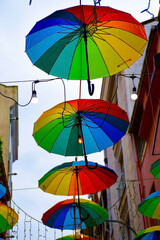 Whimsical Umbrella Art in Istanbul