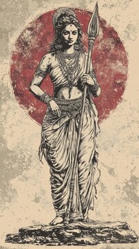 Surya deity: The divine charioteer, symbolizing life and strength, honored during Makar Sankranti, Chhath Puja, and Ratha Saptami, revered for guiding the Sun's celestial journey in Hindu tradition.