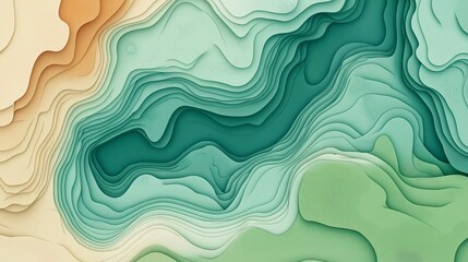 A dynamic Earth science-themed background with topographical maps, tectonic plates, and weather patterns. Subtle shades of green, brown, and blue. for geology or meteorology presentations.