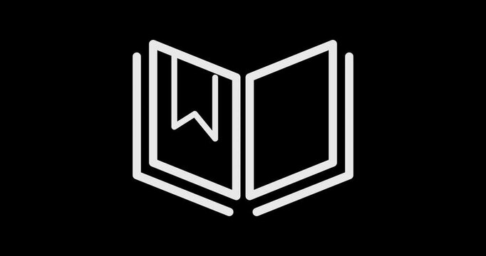 Bookmark icon line style