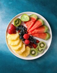 Fresh fruit platter