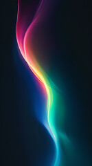 blue background with smoke, generative a.i.