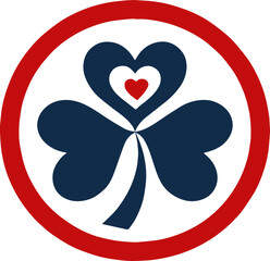 Four-leaf clover icon symbolizing luck and positivity