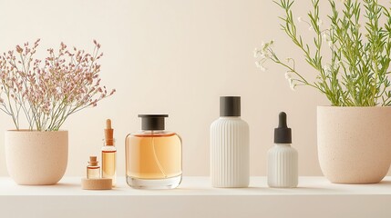 Fragrance Creation Workshop, a vibrant showcase of essential oils, blending tools, and bottles, emphasizing the art of personalized scent crafting in an inviting setting