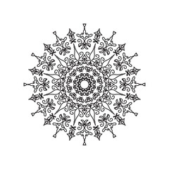 Mandala vector element round ornament decoration.i