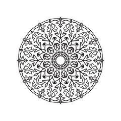 Mandala vector element round ornament decoration.i