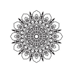 Mandala vector element round ornament decoration.i
