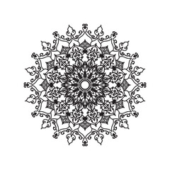 Mandala vector element round ornament decoration.i