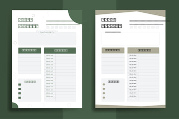 Planning for the day in the daily planner