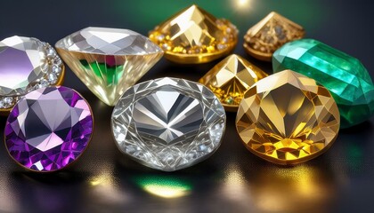 Fototapeta premium An extraordinary array of jewels.