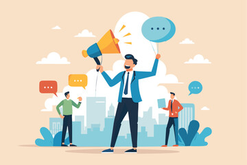 Communication or PR, Public Relations manager to communicate company information and media, announce sales or promotion concept