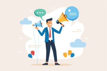 Communication or PR, Public Relations manager to communicate company information and media, announce sales or promotion concept