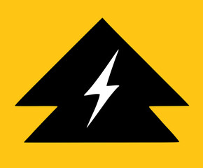 illustration of power icon, power and energy sign, can be used for web image.