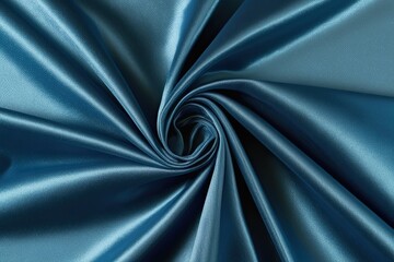 Fototapeta premium Soft Blue Textured Fabric Background with Elegant Folds and Shimmering Hues