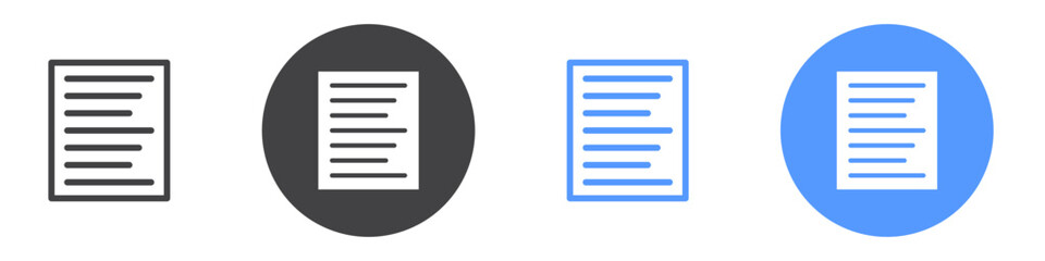 Align left icon flat line symbol set.