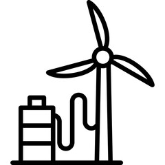 Wind Power Icon