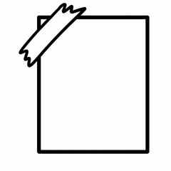 document file document icon in outline style