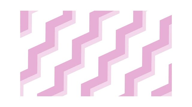 "Chic Chevron: A Seamless Dance of Pink Patterns in Motion"