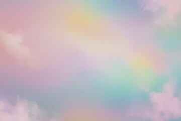 Fototapeta premium 4K Lush Gradient Background with Ethereal Pastel Colors and Soft Noise Texture