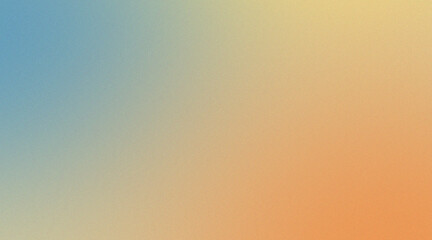 Relax background of blue and orange gradient with noise texture