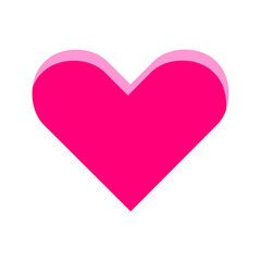 simple vector illustration of love