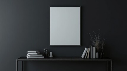 Modern Interior with Black and White Decor