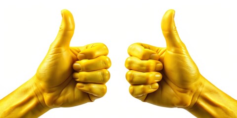 Two upturned yellow hands represent unity and consent, conveying a message of harmony and cooperative understanding