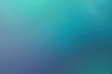Chilly Teal Blue and Aqua Gradient Background with Light Noise Texture for Creative Design